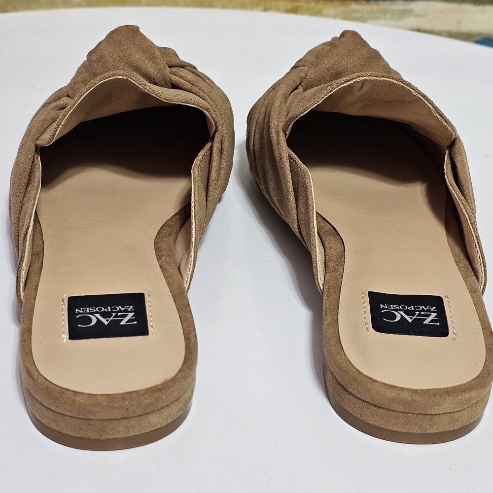ZAC Zac POSEN Tan Mules - Picture 6 of 11